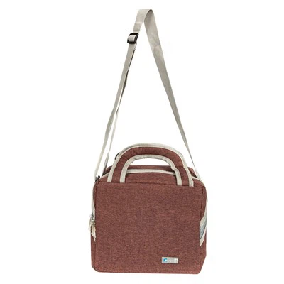 Tas Pendingin Coklat dengan Aluminium Foil